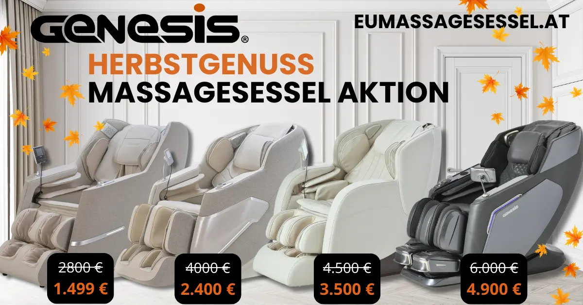 Herbstgenuss Massagesessel Aktion
